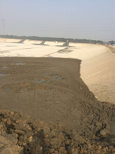 河道淤泥異位濕挖處置